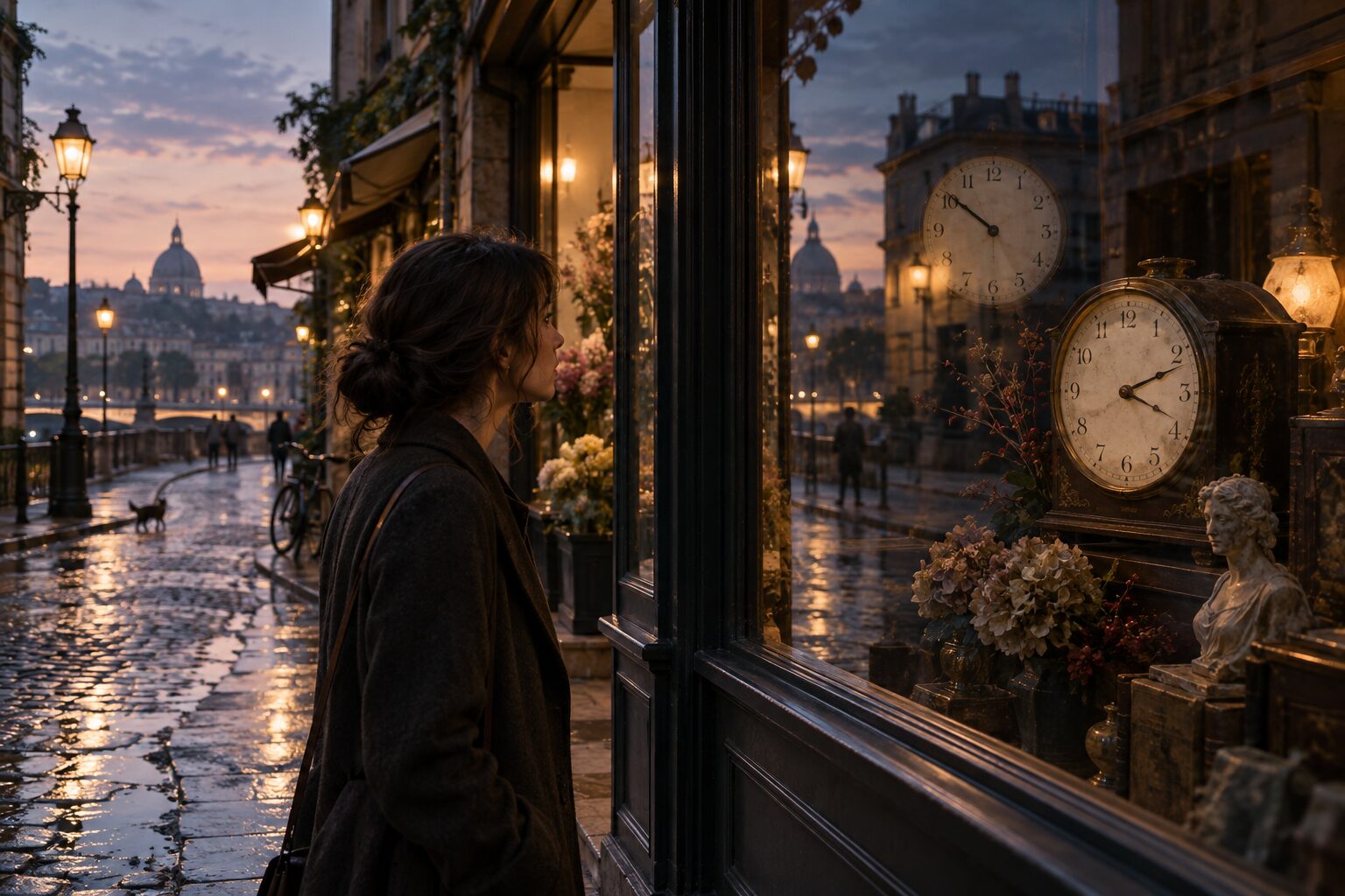 A dreamlike everyday scene inviting attention to the moment of becoming aware.